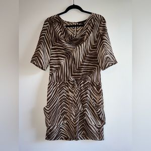 BCBG zebra print dress